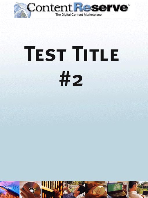 Title details for Test Title 2 by OverDrive - Available